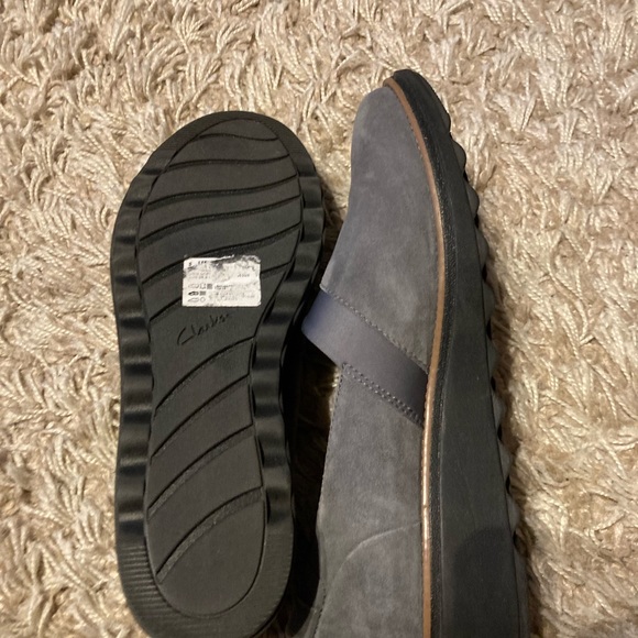 Clarks Sharon Pump Loafers Grey 8.5 - Picture 5 of 6